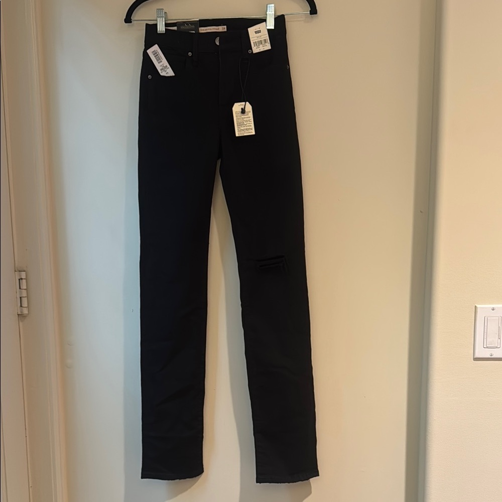 Levi’s 724 high rise straight slim jeans